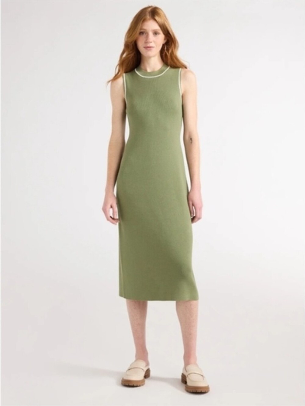 Free Assembly Sleeveless Ribbed Dress XXL
